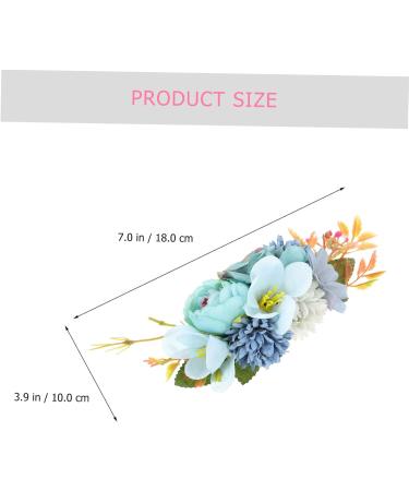 Bridal Comb Prom Headpiece Bridal Headpieces Bridal Hair Accessories Prom Hair Clips Gold Hair Clips Gold Hair Pin Headpiece for Wedding Tiara Decorate Fabric Flower Miss French - Buy Online on GoSupps.com