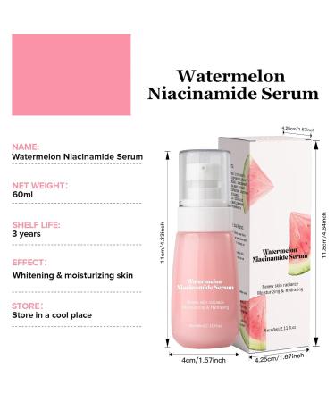 Aislor Watermelon Serum 60ml Hydrating Facial Serum for Women Girls Daily Skin Care Lightweight Formula Pink One Size One Size Pink - Buy Online on GoSupps.com