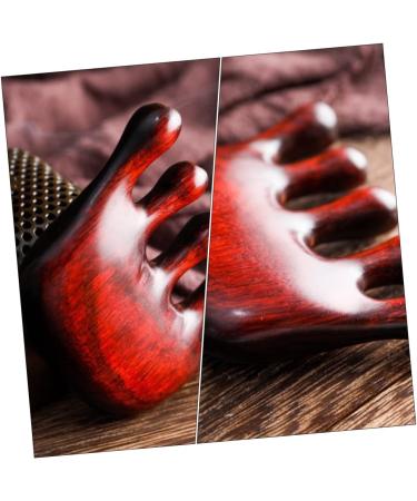 Tovinanna 3-St Massaging Wooden Comb - Antistatic Scalp Massage Tool | Miniature Dolls House & Sandalwood Curling Device - Buy Online on GoSupps.com