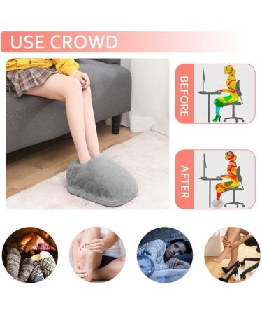 Cozy Heated Slippers & Foot Warmers for Men & Women | Fast Heating Removable Fleece | Ultimate Comfort & Breathability - Buy Online on GoSupps.com