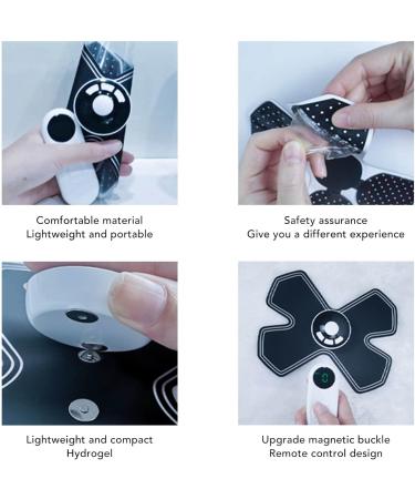 Kenanlan Belly Massage Patch - Portable Waist & Cervical Massage Stickers with Adjustable Modes | International Shipping - Buy Online on GoSupps.com