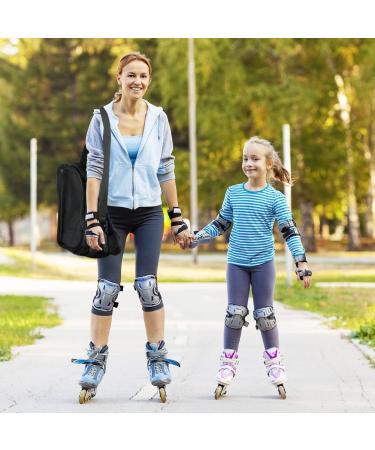 LINGFIRE Roller Skate Bag - Breathable Ice-Skating Shoulder Bag for Women Men, Oxford Cloth - Roller Skate Accessories (Black) - Buy Online on GoSupps.com