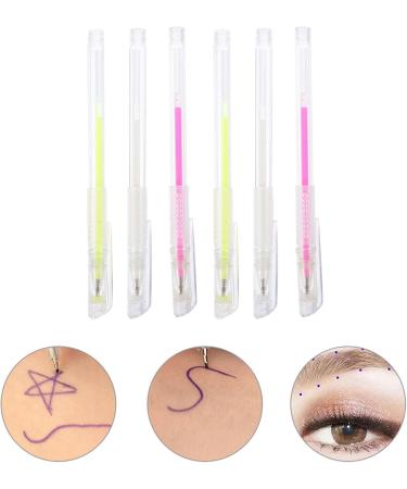 FOMIYES 6pcs Eyebrow Pen Pen Marking Pens Position Eyebrow Pencil Eyebrow Shape - Buy Online on GoSupps.com