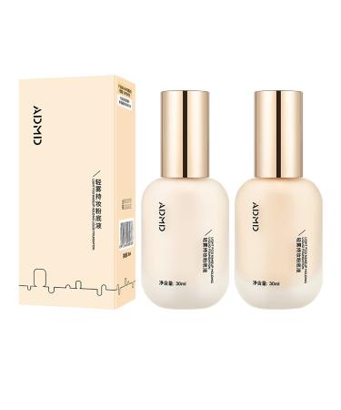 Hydrating Waterproof and Light Long Lasting Foundation ADMD Foundation - Light and Long-Lasting Coverage for All Skin Types (SET)