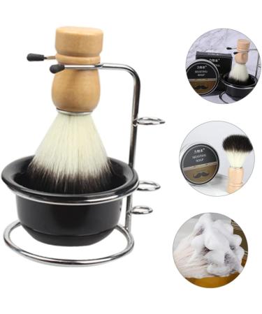 Buy Hemoton Men's Grooming Kit - Shaving Foam Bowl & Brush Set | Portable 3-Piece Suit for Cosmetology | International Shipping Available - Buy Online on GoSupps.com