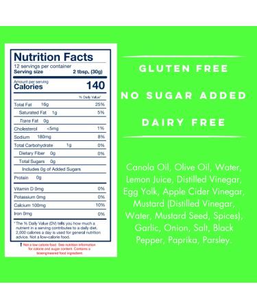 Yo Mama's Foods Keto Low Carb Ranch Salad Dressing & Dip - (2 Pack) Dairy-Free, Gluten-Free, All Natural, Low Sodium - 13 oz Bottles - Buy Online on GoSupps.com