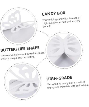 SKISUNO Bath 50pcs Folding Candy Box Boxes Holders Favor Boxes Folding Candy Containers Mini Small 10x6cm White - Buy Online on GoSupps.com