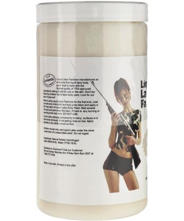 Flesh Liquid Latex Face & Body Paint - 32 Fl Oz Ammonia Free Ideal for Halloween & Cosplay - Buy Online on GoSupps.com