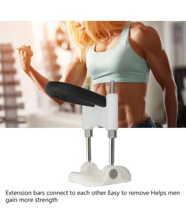 Portable Massage Clip Set for Men | Adjustable Traction Device | Powerful Extender-Distance Training | White-Silver - Buy Online on GoSupps.com