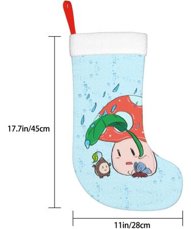 YYHHAOFA Sunflower Seeds and Mushroom Picture Christmas Decorative Stockings : Soft Light and Tactile Suitable for Christmas Holiday Party - Buy Online on GoSupps.com