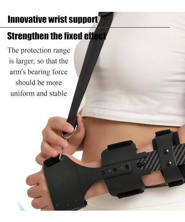 Arm Injury Recovery Brace - Hinged Adjustable Elbow Brace with Precision Dial | Comfortable Breathable Non-slip Design for Fracture Recovery (Right Arm - Buy Online on GoSupps.com