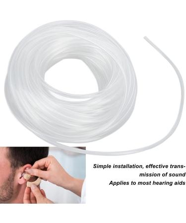 32.8 Ft Universal Transparent PVC Hearing Aid Tubing | 3mm Clear Earmold for Optimal Sound Quality - Buy Online on GoSupps.com