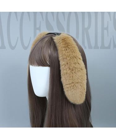Bunny Ear Headband Creative Plush Long Rabbit Ears Hair Hoop Cute Lop-eared Headband Hair Accessories Hairband for Daily Wear CL - Buy Online on GoSupps.com