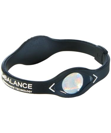 Silicone bracelet Power Balance sports bracelet Power Band energy band (black/white S)