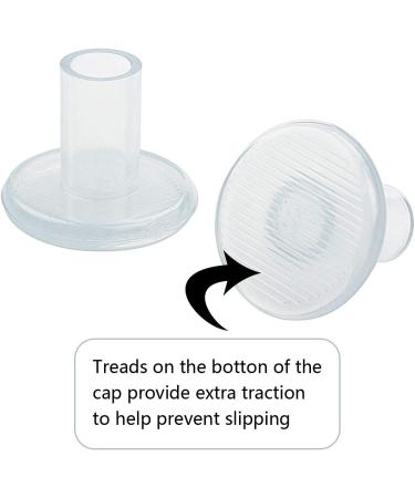 CBTONE High Heel Protectors - 15 Pairs Clear Stoppers for Women's Shoes | Grass Protection & Repair Caps for Outdoor Events (S/M/L) - Buy Online on GoSupps.com