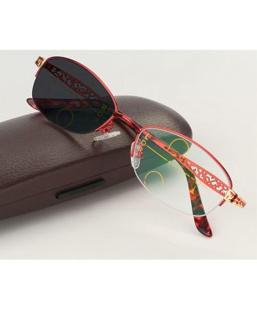Buy Edgun Photochrome Progressive Multifocus Reading Glasses | UV400 Sun Readers for Men & Women | Black Size +250 - Buy Online on GoSupps.com