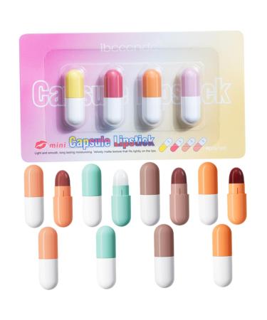 FRCOLOR 4 Sets Lipstick Matte Lip Gloss Korean Lip Gloss Korean Makeup Matte Lip Plumper Lip Stick Korean Lip Balm Lip Balm Bulk Lip Plumper Gloss
