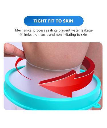 Yeloumiss Adult Half Arm Waterproof Cast Cover - Reusable Shower Bag for Watertight Arm Protection - Buy Online on GoSupps.com