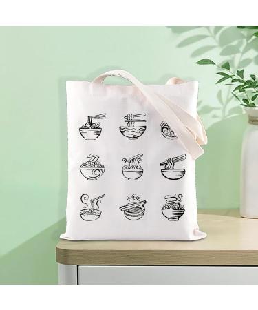 Ramen Gift Ramen Life Tote Bag Food Lover Gift Foodie Handbag Anime Kawaii Gift Ramen Fans Handbag Ramen T - Buy Online on GoSupps.com