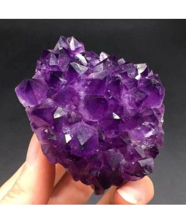 Amethyst Stone Natural Uruguay Amethyst Cluster PointSpecimen Decoration 145g ningxiao - Buy Online on GoSupps.com