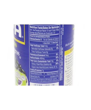 Goya Black Beans 15.5oz - Frijoles Negros (Pack of 12) | Premium Quality Beans for Delicious Meals - Buy Online on GoSupps.com