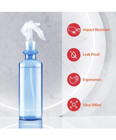Bosnyyds Plastic Refillable Spray Bottle 10 Oz/300ml (2 Pack) - Ideal for Hair Styling, Gardening, Kitchen Cleaning - Versatile All-Purpose Sprayer for Skin Care - Blue - Buy Online on GoSupps.com