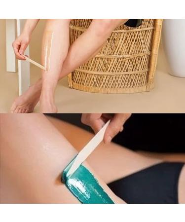Smukdoo Disposable Wooden Waxing Spatulas - 50PCS for Body & Facial Hair Removal - Buy Online on GoSupps.com