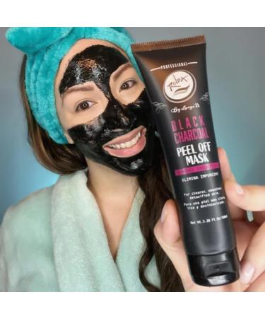 Rolda Black Charcoal Peel Off Face Mask for Men | Clearer Skin Purify & Detoxify Remove Blackheads & Deep Cleanse - International Shipping Available - Buy Online on GoSupps.com