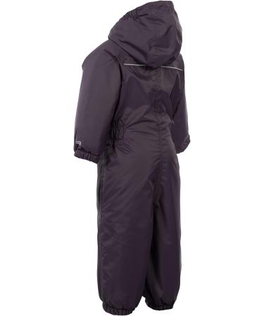 Trespass Kids' Waterproof Rain Suit 5-6 Years Dark Grey | Outdoor Drip Drop Gear - Buy Online on GoSupps.com