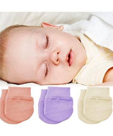 Soft Anti-Scratch Newborn Baby Mittens - Adjustable No Scratch Cotton Gloves for Boys & Girls - Warm, Cozy & Cute Designs - Buy Online on GoSupps.com