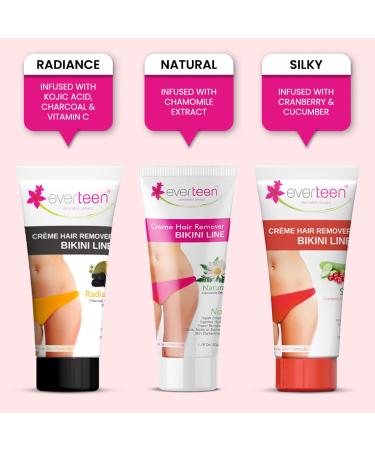 Everteen Hair Remover Cr me 50g | Bikini Line Underarms Legs & Body | Premium International Shipping - Buy Online on GoSupps.com