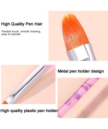 Olakin 7-Piece Nail Brush Set | Professional Gel Brushes for DIY Nail Art | Essential Salon Tools - Buy Online on GoSupps.com