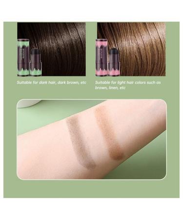 2PCS Hairline Powder Stick - Instant Root Concealer for Hair | Color Quick Cover with Shadow Touch Up & Hair Filler Sponge Pen - Buy Online on GoSupps.com