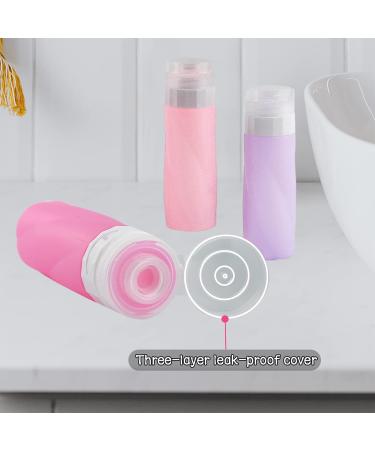 Buy AUPTIG Silicone Travel Bottles Set - 90ml 6PCS Reusable Travel Containers for Toiletries Shampoo & Conditioner - Perfect for International Travel - Buy Online on GoSupps.com