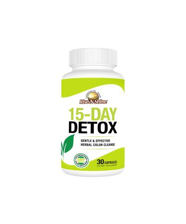 EVERYDAY DESIRES MET . . . NATURALLY RISE-N-SHINE 15 Day Detox Cleanse Supplement 30 Count