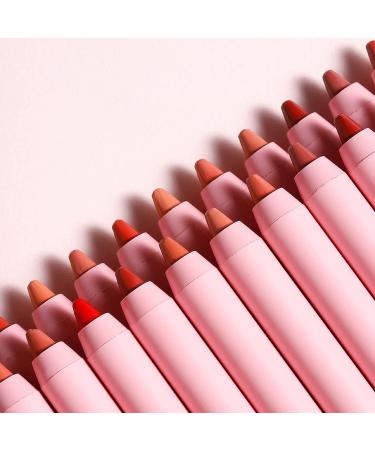 Gireatick 12 Colors High Pigmented Lip Liner Set - Long Lasting, Smudge-proof & Waterproof Velvet Lip Pencil for Professional Results - Buy Online on GoSupps.com