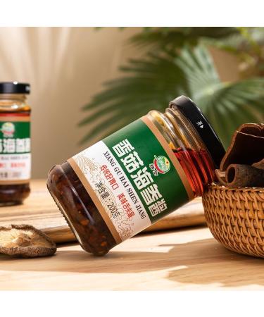 Mushroom chili sauce 200g/can of Douban sauce Chinese chili sauce handmade sauce main course and side dishes rice toppings ready to eat food special spicy dipping sauce (400g) - Buy Online on GoSupps.com