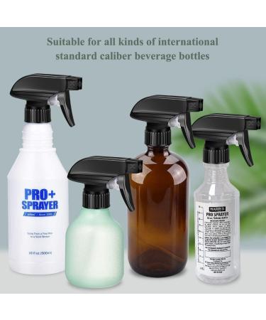 Replacement Spray Bottle Nozzle - Black Sprayer Head for 8oz/16oz Glass Bottles - 3 Pack Mist Stream Sprayers for Home Kitchen Garden & Office - Buy Online on GoSupps.com