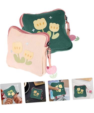 Buy Homsfou Minimalist Wallet & Napkin Storage Bag - 2 Pieces 15.5x15.5cm Pocket Organizer for Women - Stylish Wall Exchange Decor - Buy Online on GoSupps.com