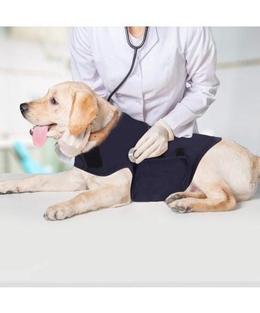 Kelivol fear coat for dogs fear relief calming light changing vest used to keep comfort for dogs fear of fireworks / thunderstorm (L Marineblau) l Marineblau - Buy Online on GoSupps.com