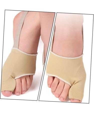 Hemoton Hallux Valgus Corrector Socks - 1 Pair Orthotic Toe Separator for Bunion Relief - Nylon Bunion Guard - 9.8x7cm - Buy Online on GoSupps.com