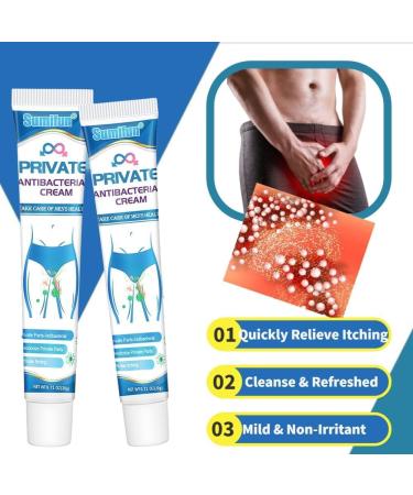 Antibacterial Cream 20g - Fast Relief for Itching, Burning, and Cracking - External Use Body Cream for Men (5Pcs) - Buy Online on GoSupps.com