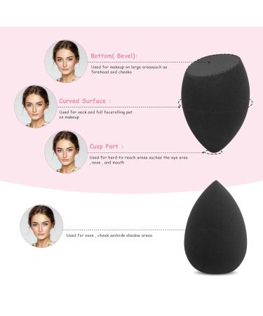 WLLHYF 12-Part Mini Makeup Sponge Set - Professional Makeup Sponges for Under Eyes Mixing and Application | Perfect for Powder & Cream - Buy Now! - Buy Online on GoSupps.com
