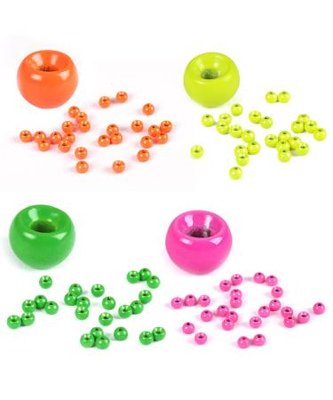 M MAXIMUMCATCH Maxcatch 100PC/LOT Tungsten Fly Tying Beads Head for Nymph Fishing Materials 10 Colors Color Assortment C (25PCS PER COLOR) 3.8mm(5/32'') --100PCS