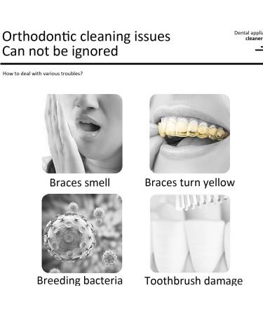  Dyceittdia Dyceittdia Orthodontic Foam Cleaner 60ml Denture Cleaner Foam Cleaning for Dentures Active - Buy Online on GoSupps.com