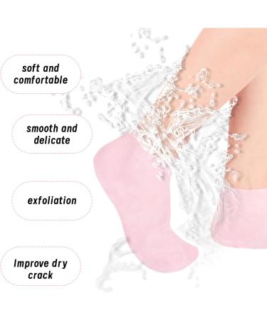 Acpetdr Moisturizing Silicone Socks for Women Silicone Socks Foot Mask Exfoliating Beach Protective Gel Socks Anti Slip Aloe Socks for Dry Cracked Feet Calluses Foot Care - Buy Online on GoSupps.com