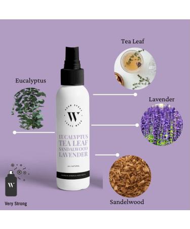 W by Wallford Natural Lavender Room Spray - 4 oz Pure Essential Oil Pillow Mist, Linen & Bedding Spray for Aromatherapy Sleep - Buy Online on GoSupps.com