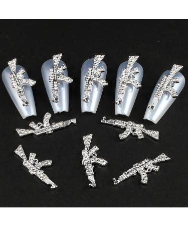 10pcs Alloy Star Nail Charms - 3D Stars Nail Gems Rhinestones for Women Nail Designs - Buy Online on GoSupps.com