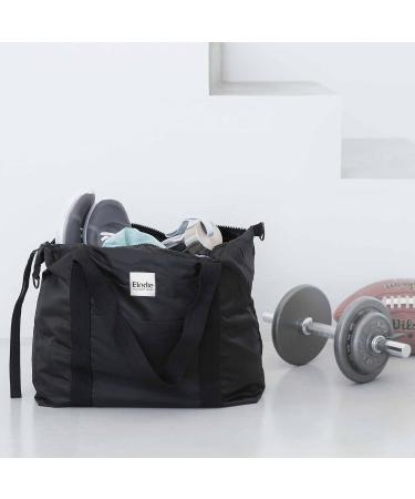 Elodie Details Soft Shell Changing Bag - Tote Nappy Bag with Stroller Strap and Changing Mat - Brilliant Black - Buy Online on GoSupps.com