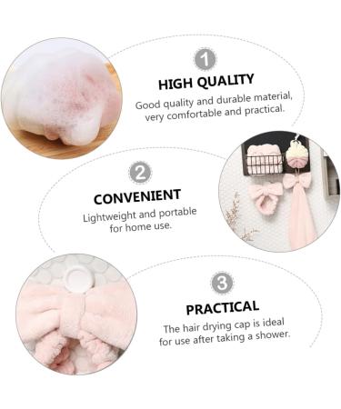 CANIGHT 1 Set Dry Hair Towel Set Lotus Tealight Candle Holder Bath Sponge Bath Towel Pink Twisted Yarn - Buy Online on GoSupps.com